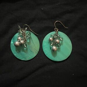 Elegant Turquoise and Silver Earrings